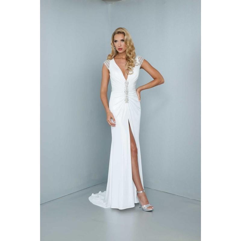 زفاف - Landa Signature G902 Cap Sleeve Pageant Dress - Brand Prom Dresses