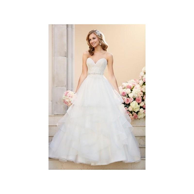 زفاف - Vestido de novia de Stella York Modelo 6330 - 2017 Princesa Palabra de honor Vestido - Tienda nupcial con estilo del cordón