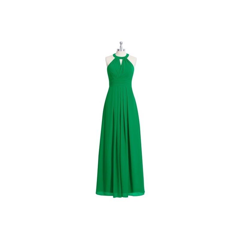 Свадьба - Emerald Azazie Abbey - Halter Chiffon Strap Detail Floor Length Dress - Simple Bridesmaid Dresses & Easy Wedding Dresses