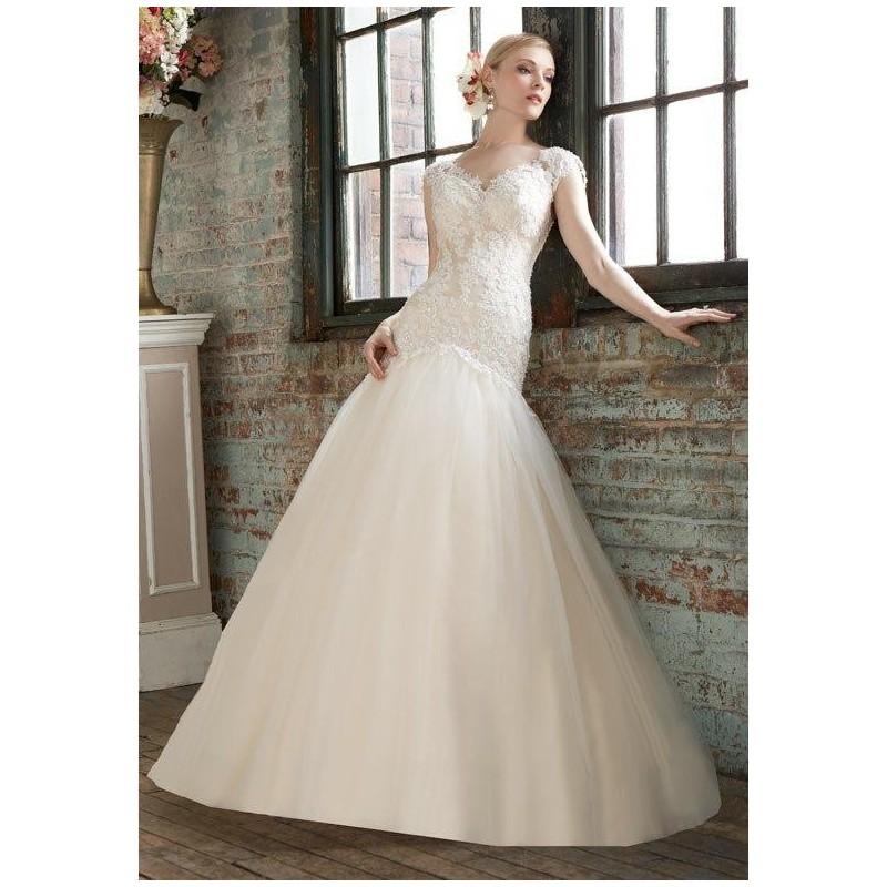 زفاف - Moonlight Collection J6281 Wedding Dress - The Knot - Formal Bridesmaid Dresses 2018