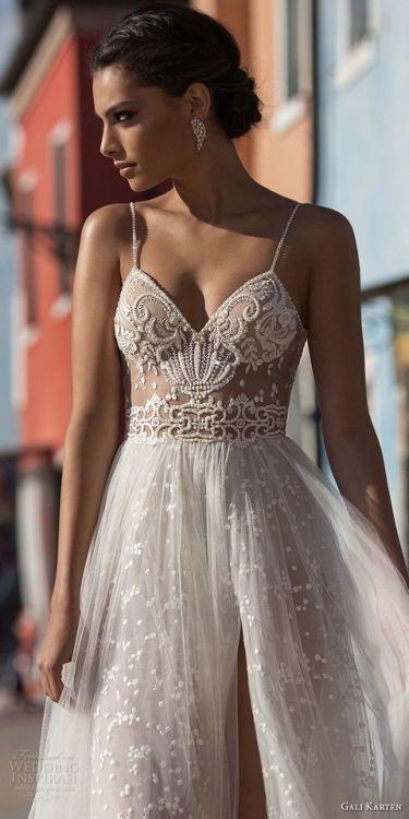Hochzeit - WEDDING IDEAS & INSPIRATIONS (via Gali Karten 2018 Wedding Dresses First Look At The #weddingideas 