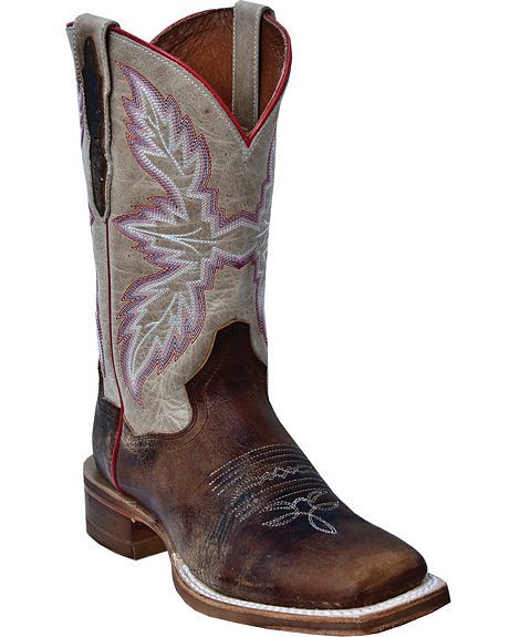 Hochzeit - LOVE These!!! Dan Post Flagger Cowgirl Boots - Square Toe 