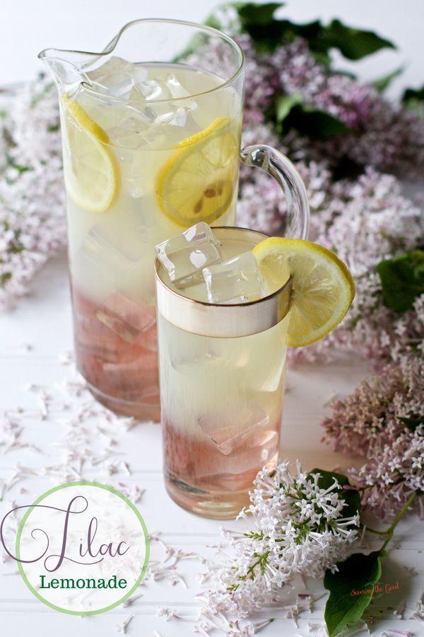 Hochzeit - Lilac Lemonade Is A Refreshing Floral Twist On Summer Lemonade. By Adding Lilac Simple Syrup To A Glass Of Fresh Lemonade You Have Added Another Lo… 