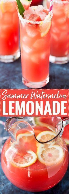 Hochzeit - Summer Watermelon Lemonade 