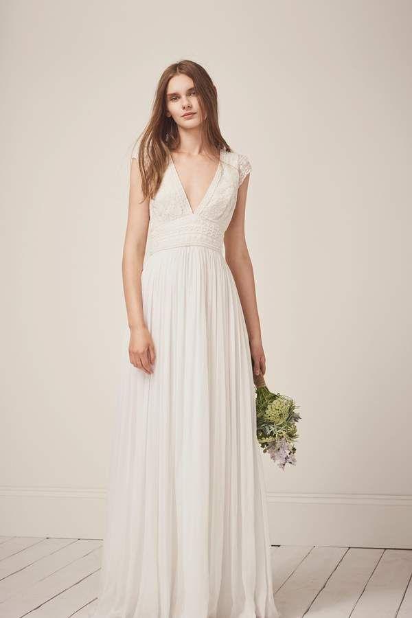 Mariage - Fcus Palmero Embellished Wedding Dress #frenchconnection #ad 