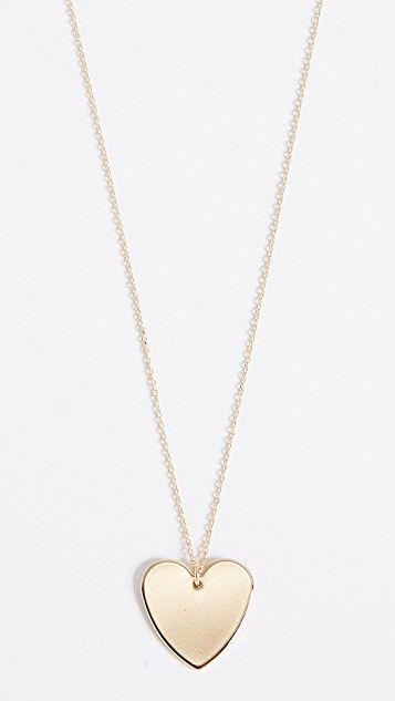 Mariage - Simple Gold Heart Necklace 