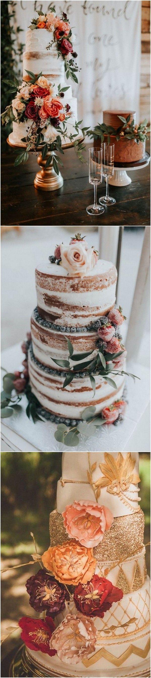 زفاف - Top 20 Gorgeous Wedding Cakes For Fall 2018 - Page 3 Of 3