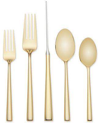 Hochzeit - Kate Spade New York 5-Pc. Malmo Gold Place Setting 
