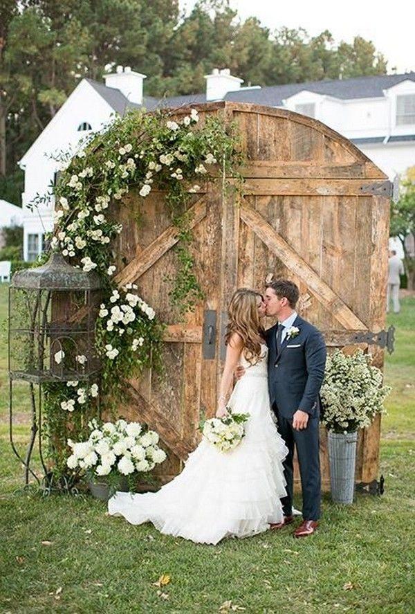 زفاف - 20 Rustic Wedding Decoration Ideas With Vintage Doors