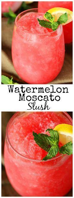 زفاف - Watermelon-Moscato Slush