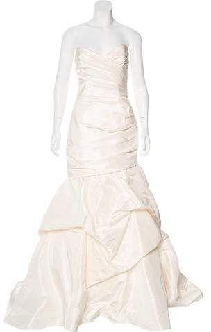 Hochzeit - Christos Joy Strapless Wedding Gown At #therealreal #ad 