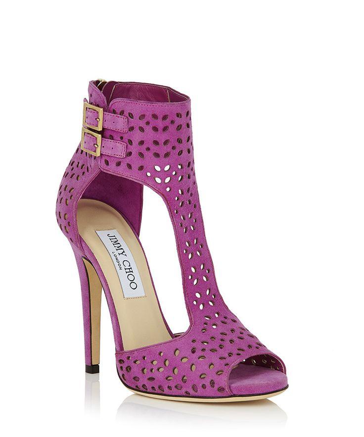 Hochzeit - Jimmy Choo Women's Tahi Purple Suede Heels, Designer Footwear Sale, Brights & Metallics Shoe Edit , SECRETSALES 