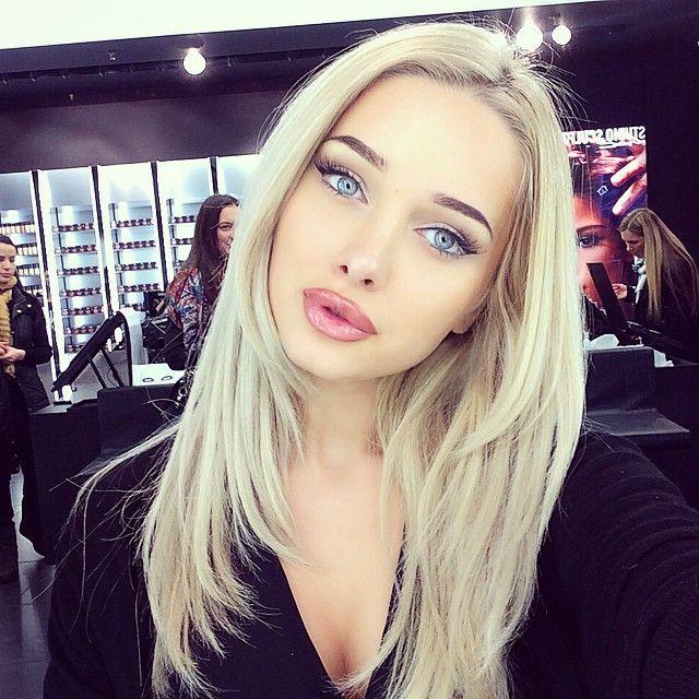 Свадьба - Blonde And Blue Eye Makeup Look 