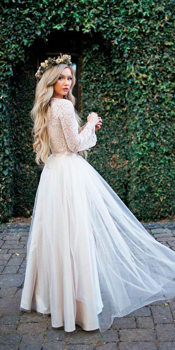 زفاف - 30 Cute Modest Wedding Dresses To Inspire
