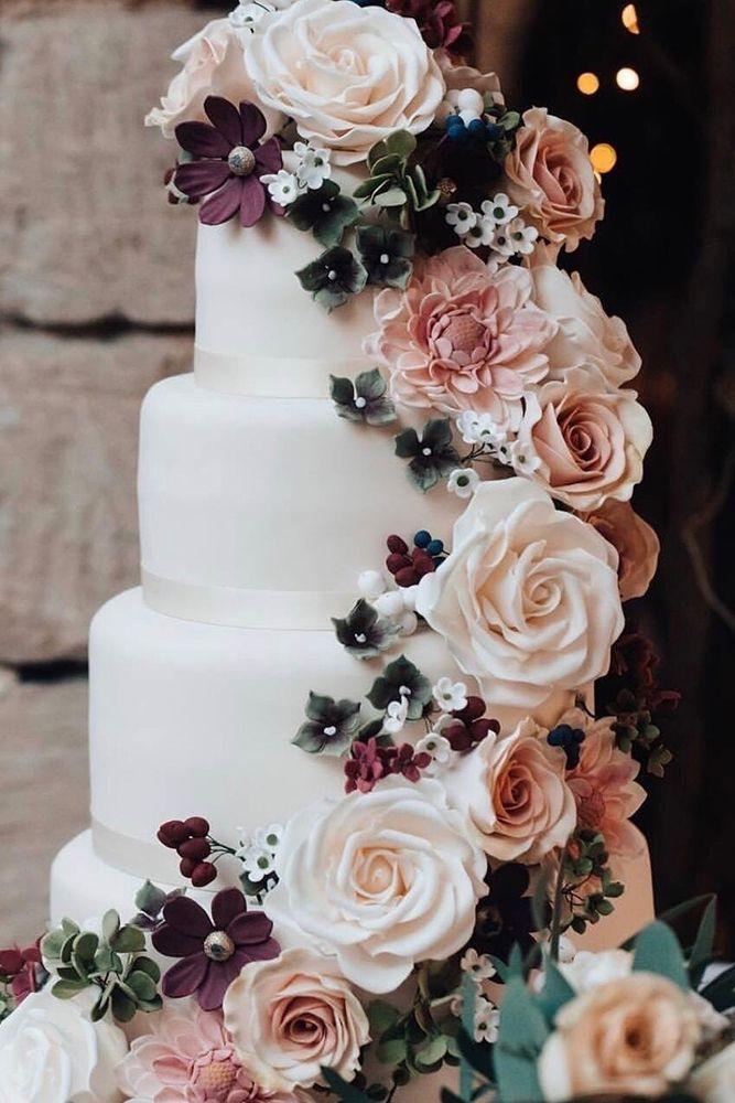 30 Simple, Elegant, Chic Wedding Cakes See More: Http 