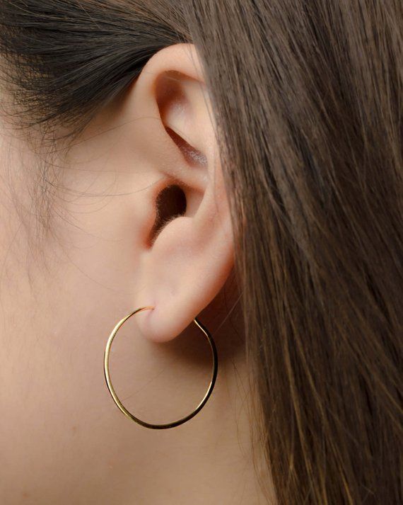 زفاف - Etsy Medium Good Hoop Earrings 