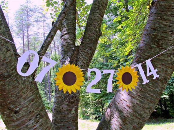 Свадьба - 23 Bright Sunflower Wedding Decoration Ideas For Your Rustic Wedding!