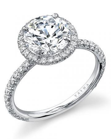 Свадьба - Round-Cut Diamond Engagement Rings