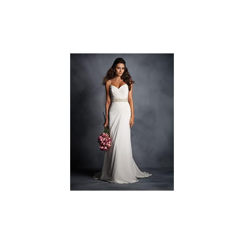 Hochzeit - Alfred Angelo 2494 Chiffon A-Line Wedding Dress - Crazy Sale Bridal Dresses