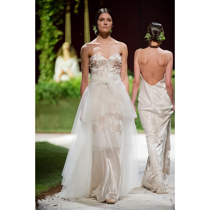 زفاف - David Fielden 8371 dress   8372 over skirt -  Designer Wedding Dresses
