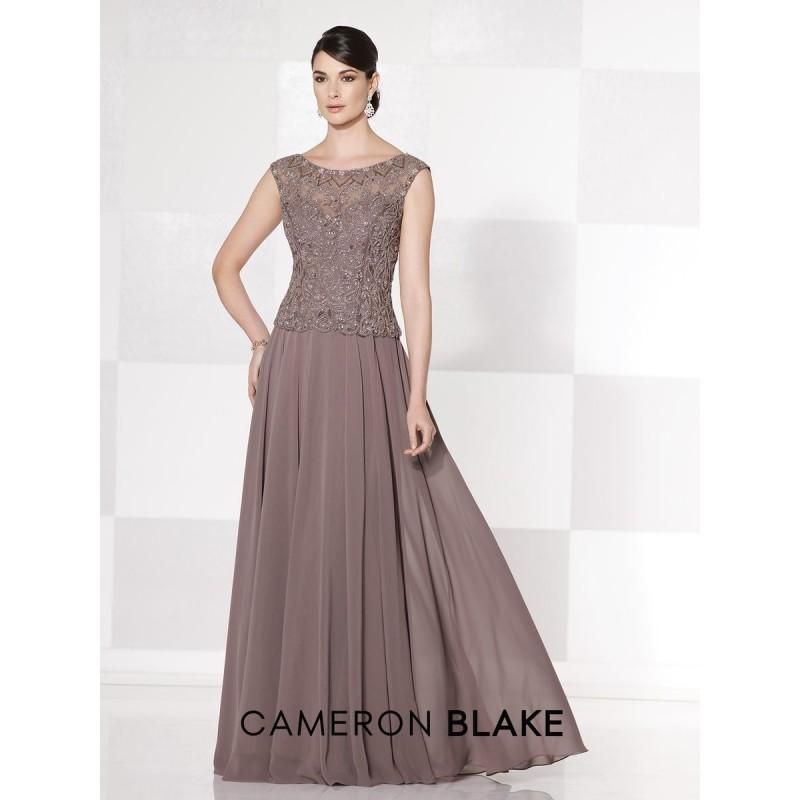 Hochzeit - Cameron Blake 215635 Cap Sleeve Formal Dress - Brand Prom Dresses