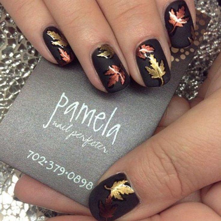 Свадьба - 42 Pretty Thanksgiving Nail Art Design Ideas To Look Charming When Spending Time With Family
