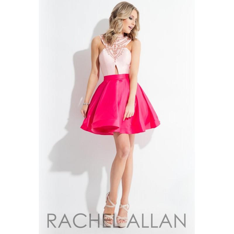 Свадьба - Blush/Fuchsia Rachel Allan Shorts 4206 Rachel ALLAN Short Prom - Rich Your Wedding Day