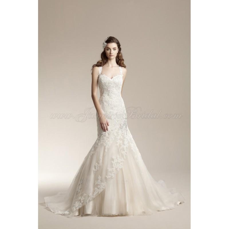 زفاف - Jasmine Bridal F151001 Lace Mermaid Wedding Dress - Crazy Sale Bridal Dresses