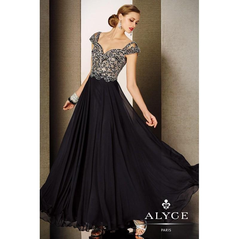 زفاف - Alyce Black Label 5639 Chiffon Evening Dress - Brand Prom Dresses