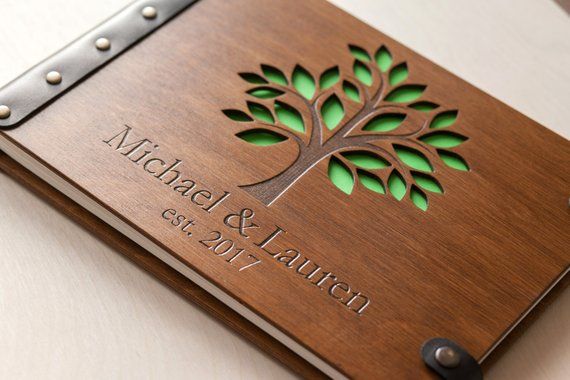 Mariage - Wedding Guest Book, Family Tree, Photo Album, Guest Book Ideas, Guest Book, Wedding Album, Wedding, Wood Guest Book, Guestbook, Barn Wedding