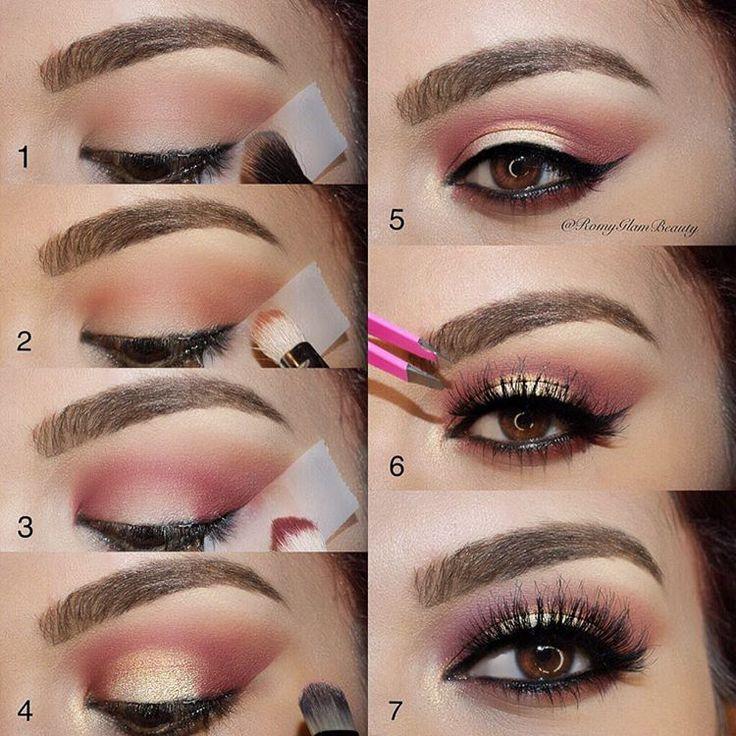 Wedding - ❤️✨❤️ Happy Sunday Dolls !!! @makeupgeekcosmetics Eyeshadows ✨ Pictorial  1️⃣ Apply Frappe To The Crease Using A Large Fluffy Brush 2️⃣ Apply Cocoa… 