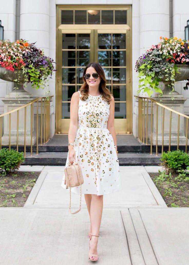 Свадьба - Kate Spade Sequin Fit And Flare Dress