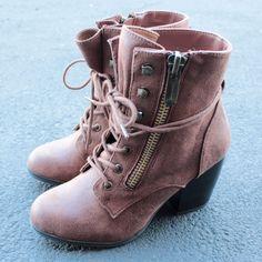 زفاف - High Road Suede Heel Ankle Boot - More Colors