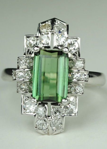 Hochzeit - Antique Art Deco Ring – Vintage Diamond Art Deco 18ct Gold By Ruby_fowler 