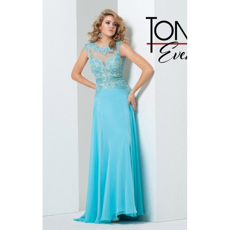 Hochzeit - Tony Bowls Evenings TBE11546 Cap Sleeve Dress - Brand Prom Dresses