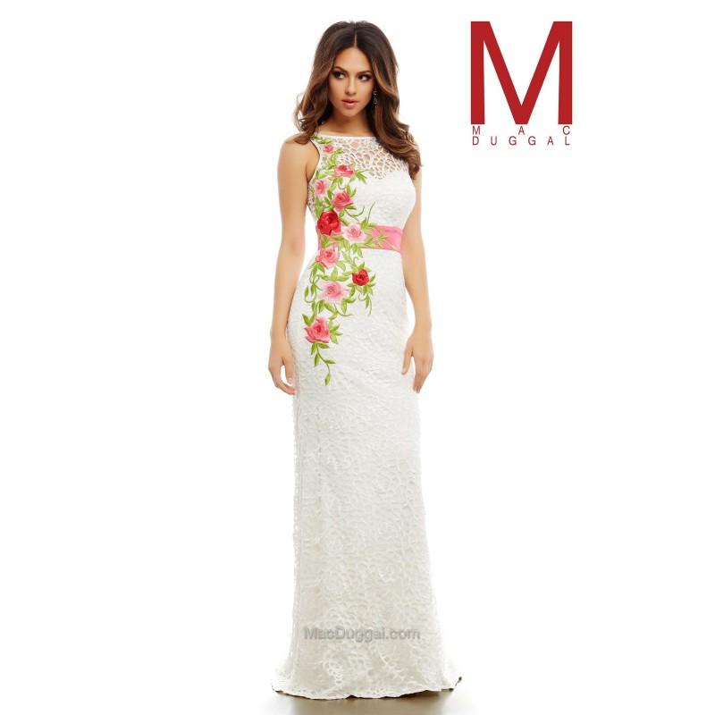 Mariage - Black Multi Cassandra Stone 40530A - Sleeveless Lace Dress - Customize Your Prom Dress