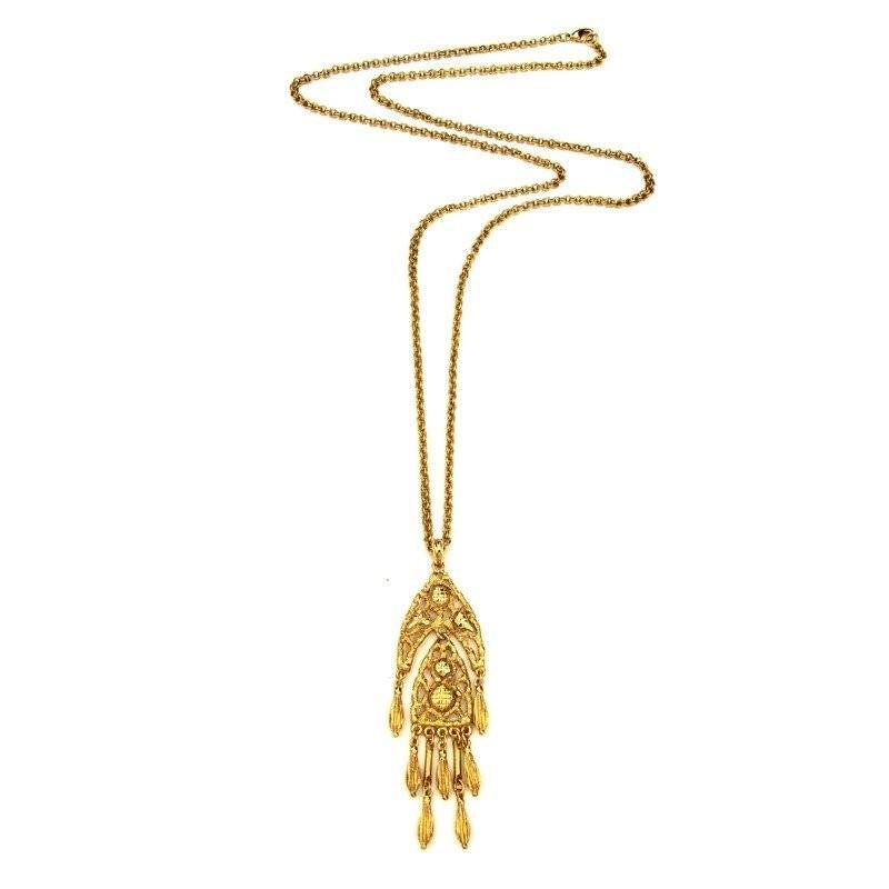 Mariage - Ben-Amun - Bohemian Chain Pendant Necklace - Designer Party Dress & Formal Gown