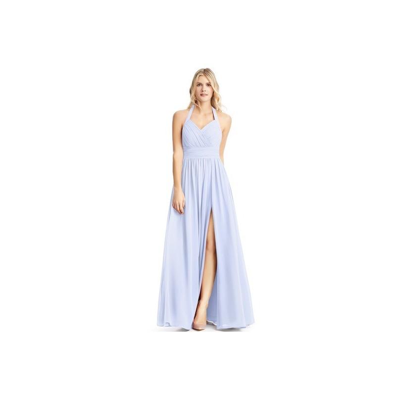 زفاف - Lavender Azazie Veronica - Floor Length Back Zip Halter Chiffon Dress - Charming Bridesmaids Store