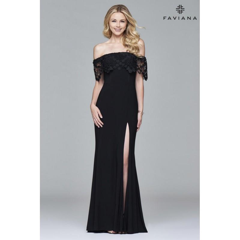 Mariage - Faviana Glamour S7937 Faviana Glamour - Rich Your Wedding Day