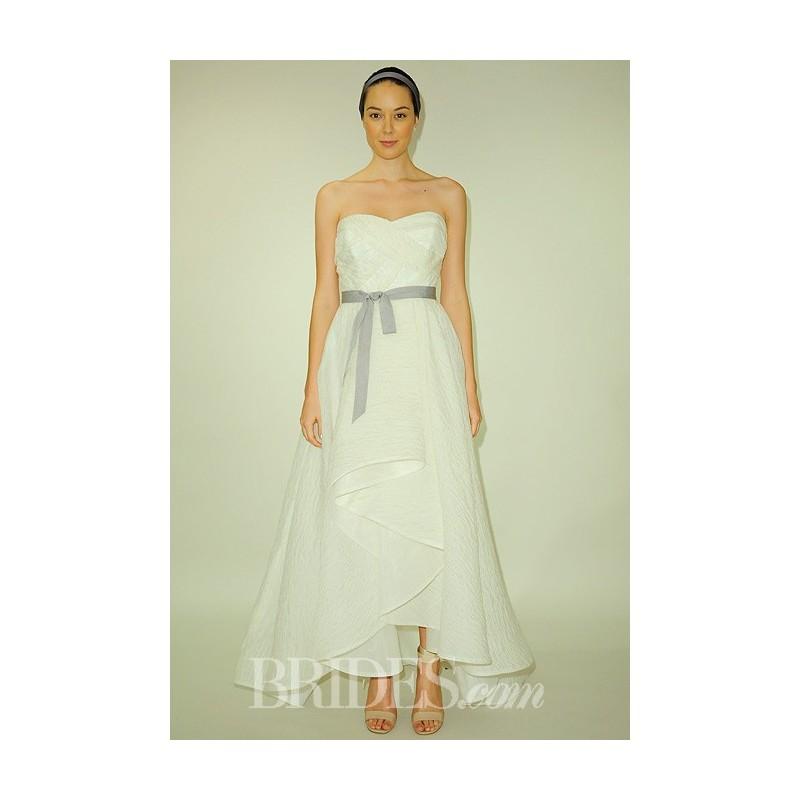 Hochzeit - Alyne - Fall 2014 - Amanda Ankle-Length Strapless Taffeta A-Line Gown with a Sweetheart Neckline - Stunning Cheap Wedding Dresses