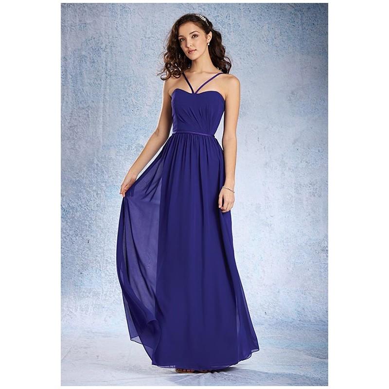 Mariage - Alfred Angelo Signature Bridesmaids Collection 7360L - A-Line Satin Floor Natural - Formal Bridesmaid Dresses 2018