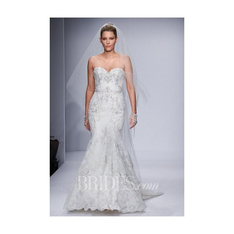 Свадьба - Watters - Spring 2014 - Style 5014B Olina Strapless Beaded Lace Mermaid Wedding Dress - Stunning Cheap Wedding Dresses