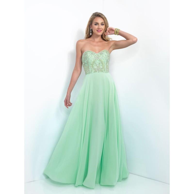 Mariage - Intrigue - Strapless Crystal Embellished A-line Dress 164 - Designer Party Dress & Formal Gown