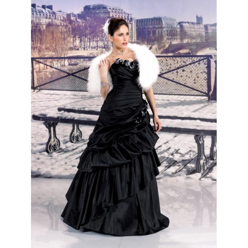 Свадьба - Miss Paris, 133-17 noir - Superbes robes de mariée pas cher 