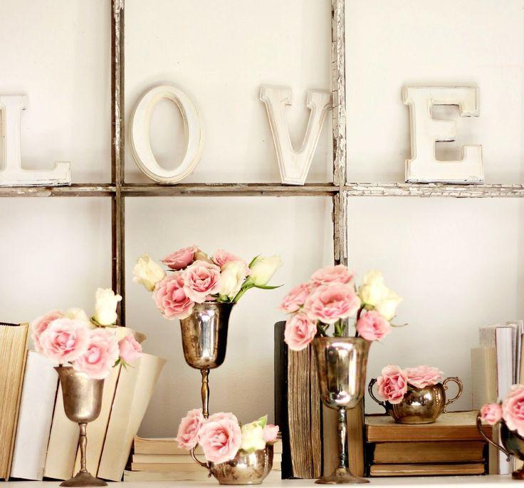 Wedding - Get In The Valentine's Day Spirit With A L-O-V-E Mantel 