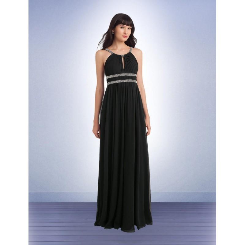 زفاف - Bill Levkoff 1136 Chiffon Bridesmaid Gown with Rhinestones - Brand Prom Dresses