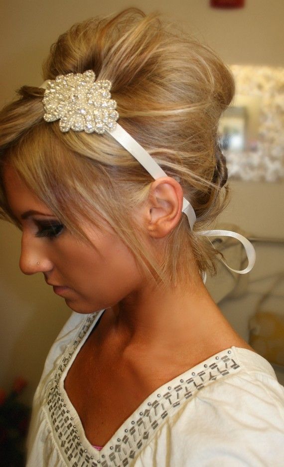 Hochzeit - Bridal Hair Piece, Bridal, ELSIE, Rhinestone Headband, Bridal Hair, Bridal Headband, Bridal Headpiece, Rhinestone