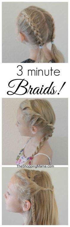 Свадьба - Easy Back-to-School Hair-Braid Tutorials