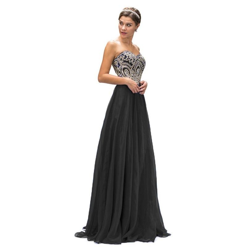 زفاف - Dancing Queen - Elaborate Embroidered Lace Sweetheart A-Line Dress 9402 - Designer Party Dress & Formal Gown