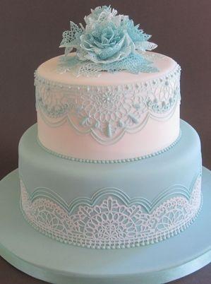 Свадьба - Resultado De Imagen Para Lace Cake 